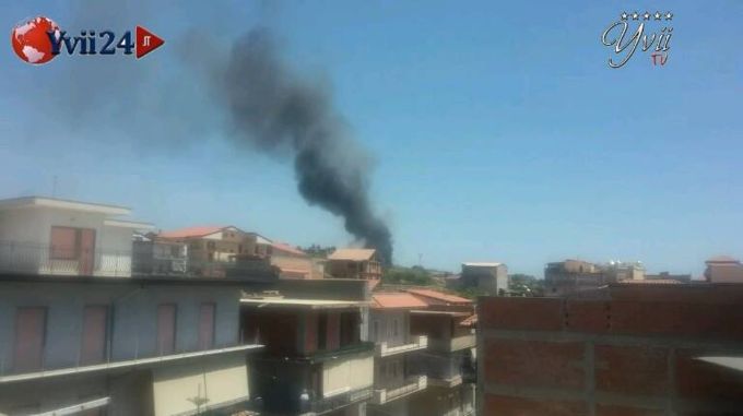 Biancavilla, incendio contrada “Badalato”