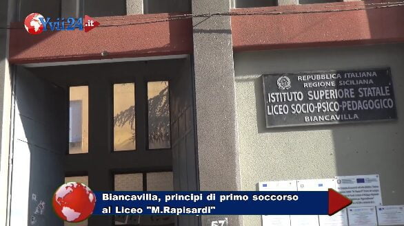 Biancavilla, principi di primo soccorso al Liceo “Rapisardi”
