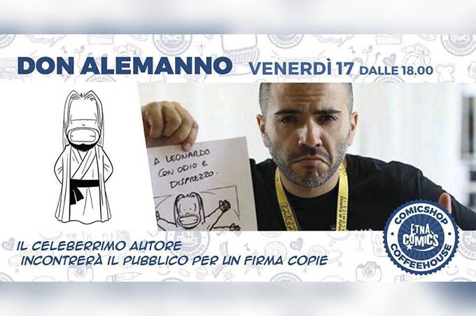 Catania, oggi al Borghetto Europa il firmacopie di Alessandro Mereu