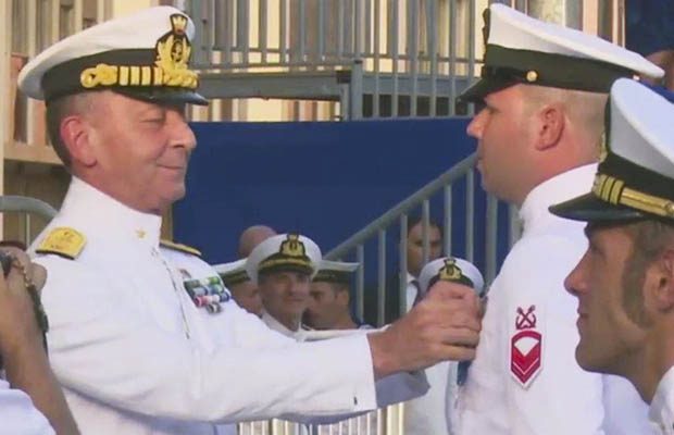 Roma, un licodiese insignito della medaglia d’oro al merito di Marina