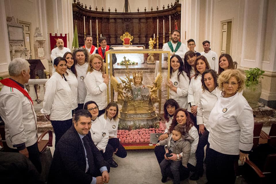 Catania: busto di sant’Agata in cake design made in Adrano e Biancavilla