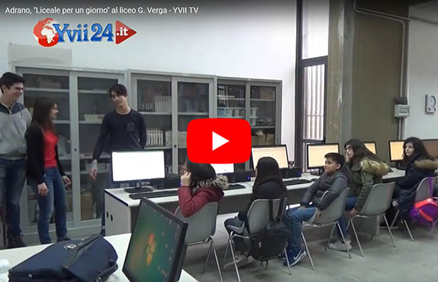 Adrano, “Liceale per un giorno” alla “Verga