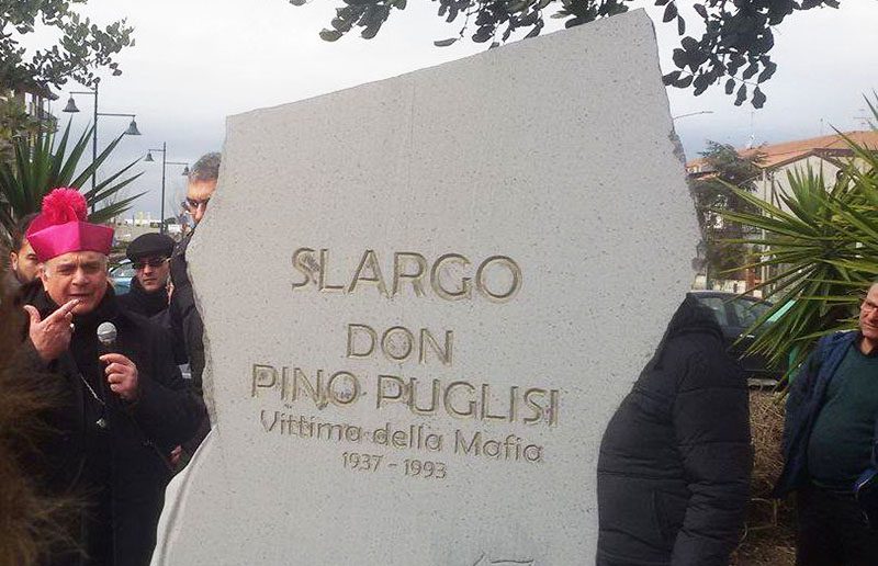 Inaugurato a Piano Tavola slargo Don Pino Puglisi