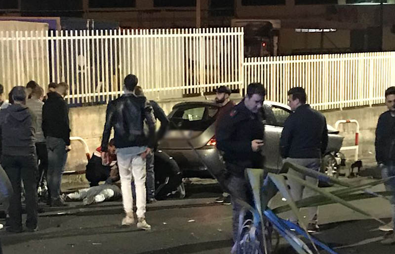 Adrano: grave incidente autonomo in via Casale dei greci