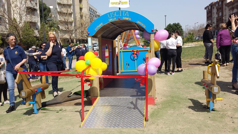 Paternò, inaugurato il parco inclusivo di viale dei Platani
