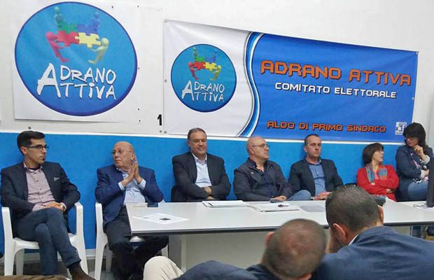 Ferrante e “Adrano Attiva” aderiscono al progetto di Aldo Di Primo