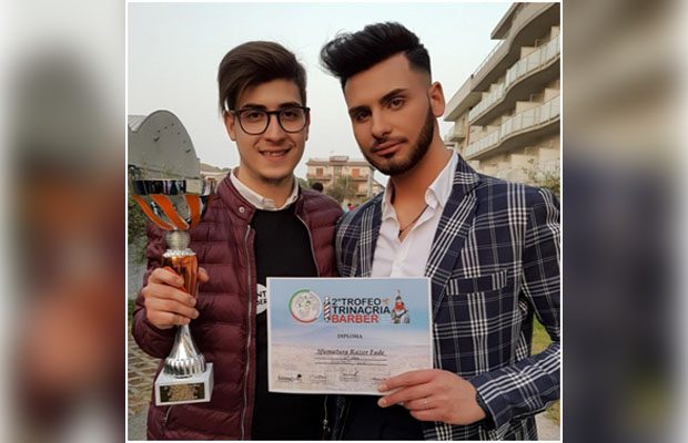 Adrano. Salvatore Montalto secondo nel Trofeo “Trinacria Barber”