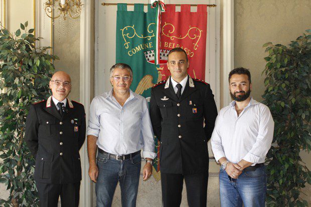 Belpasso. Il sindaco incontra il capitano dei Carabinieri Angelo Accardo
