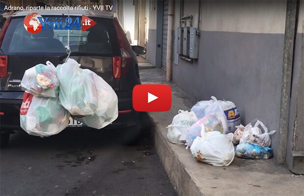 Adrano. Riparte la raccolta dei rifiuti