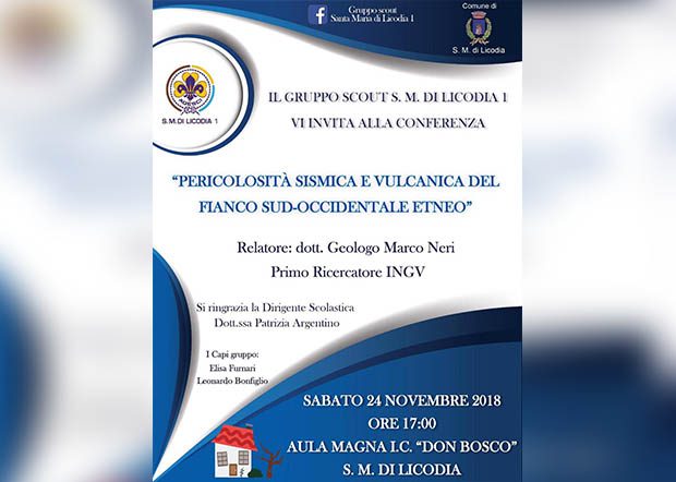 Santa Maria di Licodia. Oggi conferenza sulla “Pericolosità sismica e vulcanica del fianco sud-occidentale etneo”