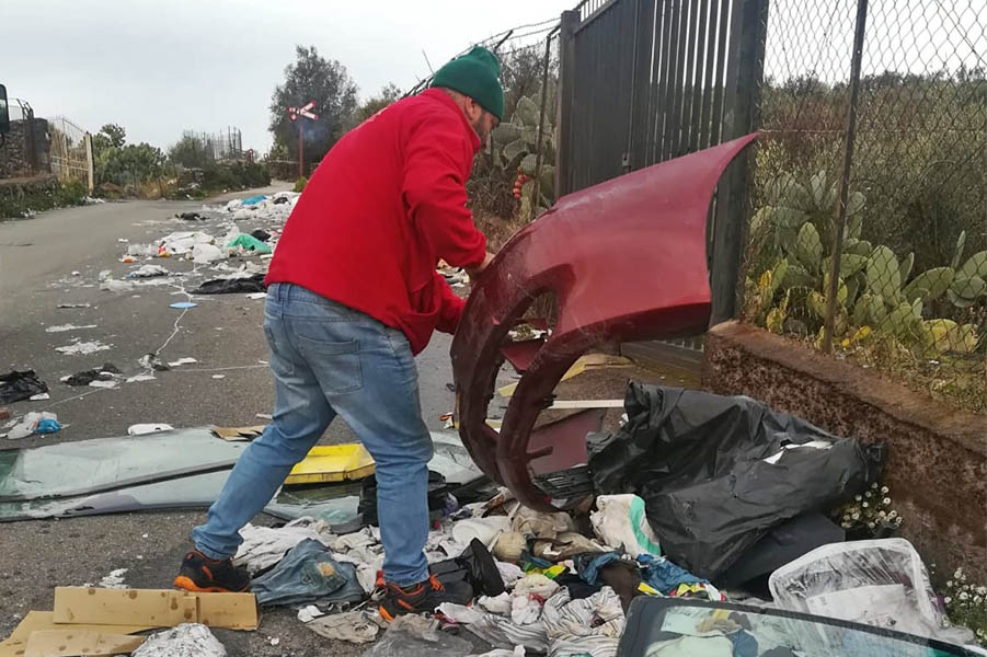 Biancavilla. Ripulita Contrada Pozzillo dai rifiuti