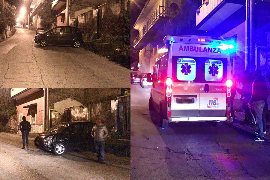 Santa Maria di Licodia. Incidente autonomo su via Vittorio Emanuele