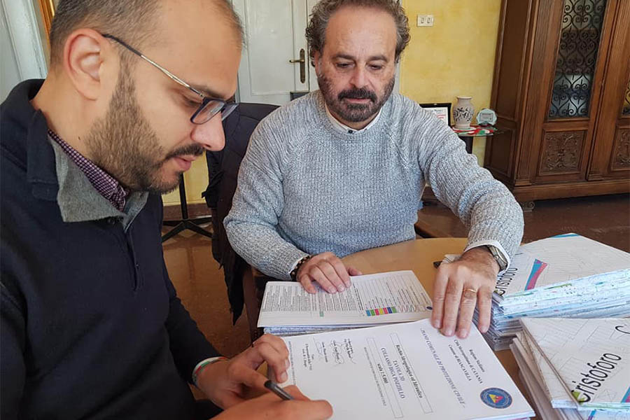 Biancavilla. Il sindaco firma il nuovo piano di Protezione Civile