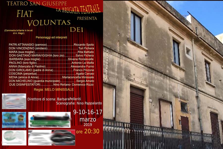 Santa Maria di Licodia. Il ritorno del teatro al “San Giuseppe”