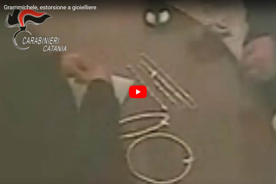 Grammichele. “Pizzo” a gioielliere, tre arresti (VIDEO dell’estorsione)