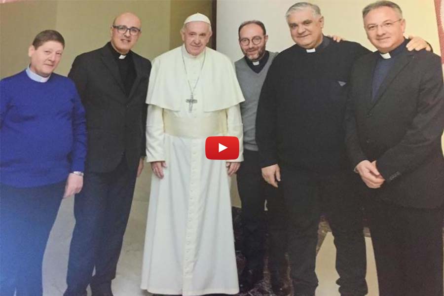 Roma. 5 Sacerdoti etnei celebrano con papa Francesco