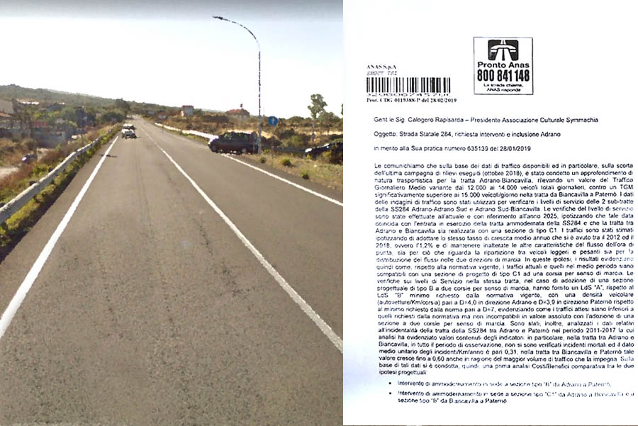 Anas, no raddoppio 284 fino ad Adrano. Il sindaco D’Agate: «Siamo solo all’inizio, ci faremo sentire»
