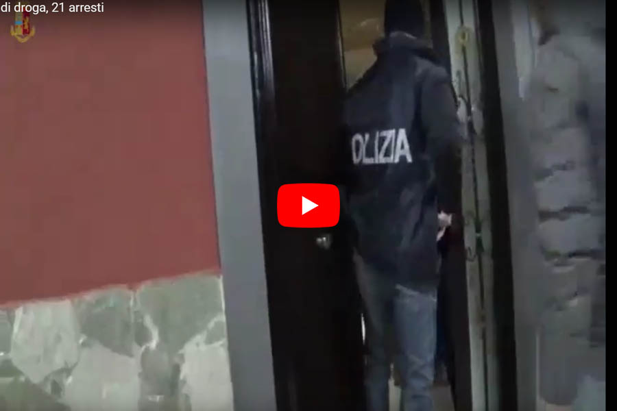 Catania. Traffico di droga: 21 arresti