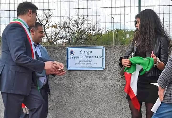 Aci Catena. Inaugurato lo slargo Peppino Impastato