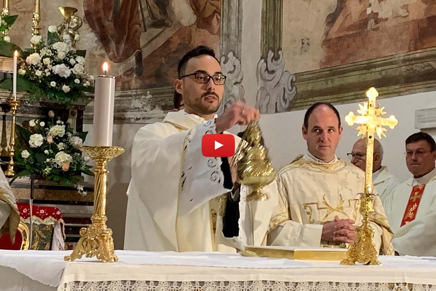Biancavilla. Prima celebrazione eucaristica di Don Giosuè Messina