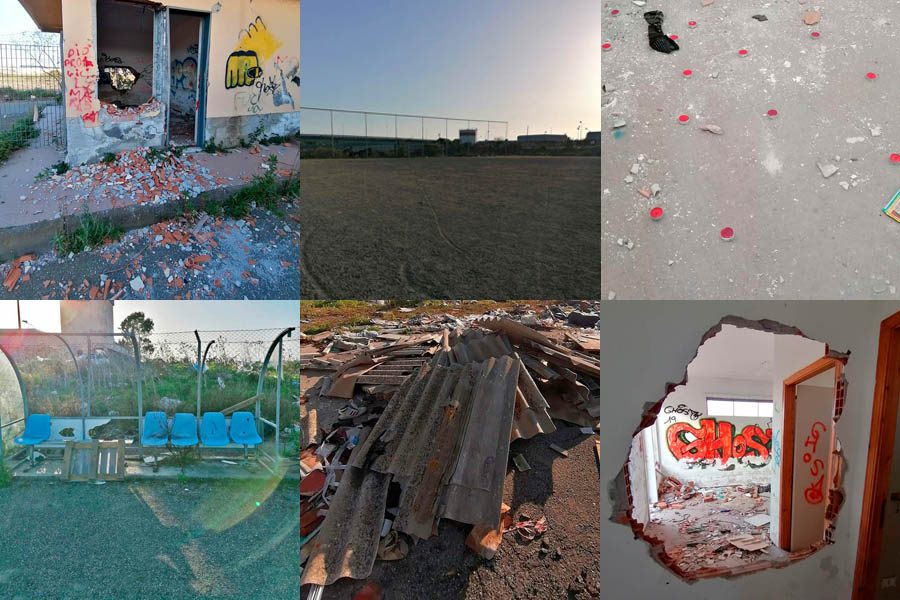 Piano Tavola. Vandali e magia nera: la triste fine dell’impianto sportivo comunale