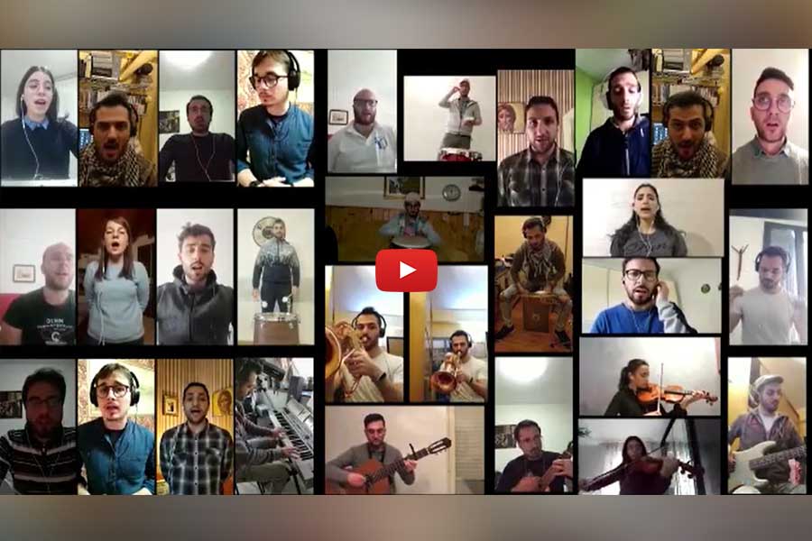 Adrano. I Neocatecumenali cantano in video simultanea per annunciare la Resurrezione