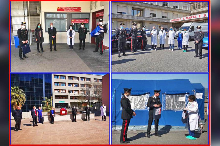 Catania e provincia: Carabinieri regalano le uova di Pasqua ai bambini ricoverati in Pediatria