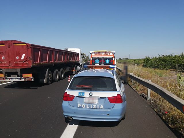 A19. Incidente tra Motta Sant’Anastasia e Gerbini