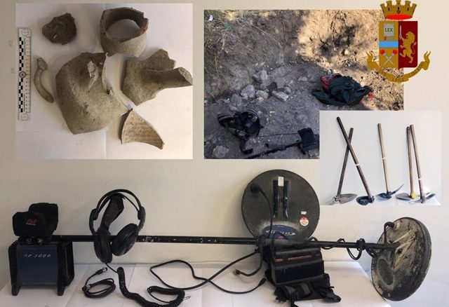 Noto, 4 tombaroli di Paternò arrestati nell’area archeologica di Eloro