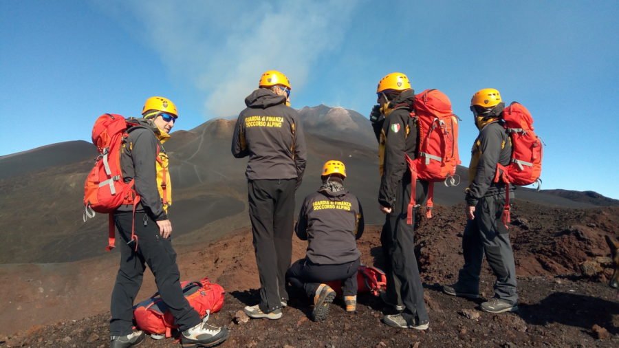 Etna. Giovane coppia salvata dalla Guardia di Finanza