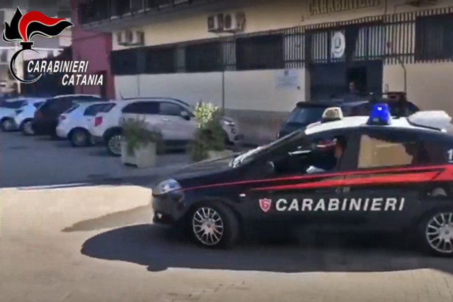 Controllo del territorio dei Carabinieri nella giurisdizione della Compagnia di Paternò