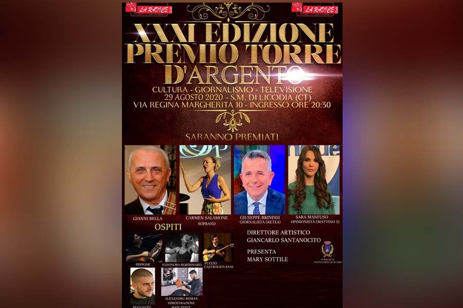 Santa Maria di Licodia. Sabato la XXXI^ edizione della “Torre d’Argento”
