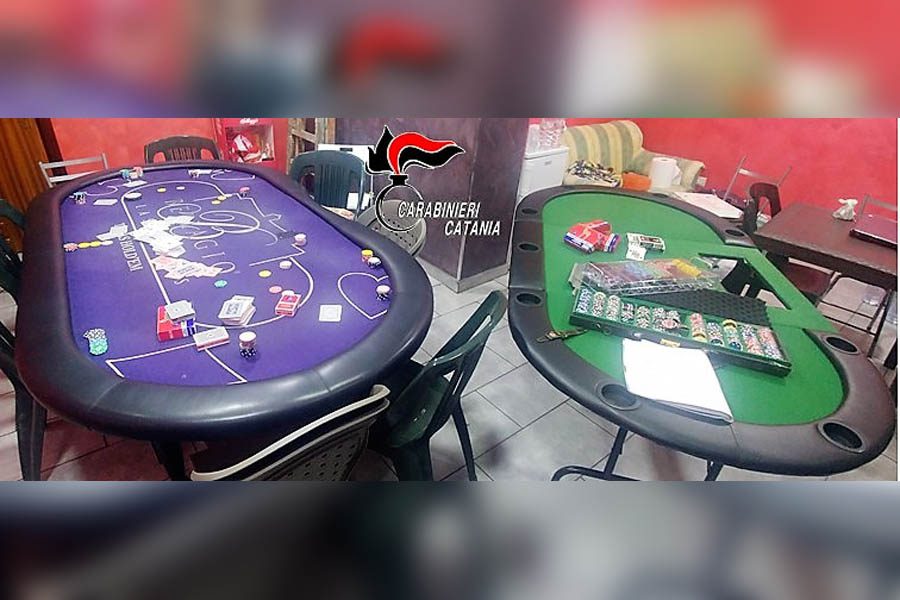 Biancavilla. La sala da barba il lunedì diventava bisca clandestina: denunciato barbiere di 32 anni