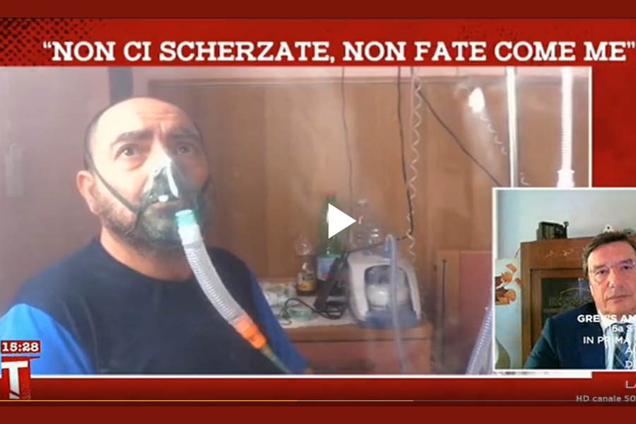 Il commerciante paternese, da negazionista a testimonial contro il covid