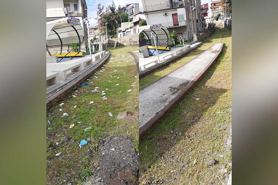 Santa Maria di Licodia. “La meglio gioventù” ripulisce l’ex strada ferrata dell’Fce