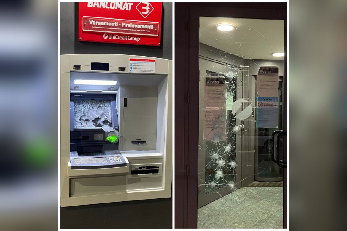 Biancavilla. Prende a martellate bancomat. Fermata donna