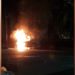 Adrano. In fiamme auto a piazza Sant’Agostino