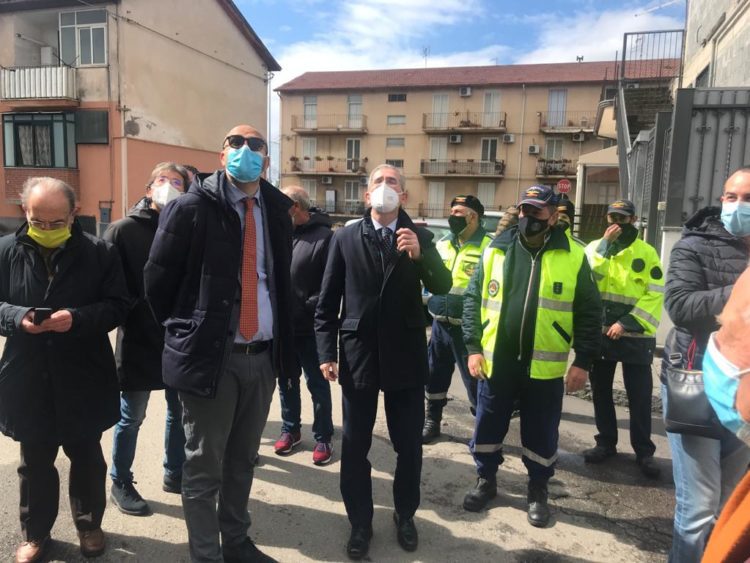 Biancavilla. Visita in città dell’assessore regionale Marco Falcone
