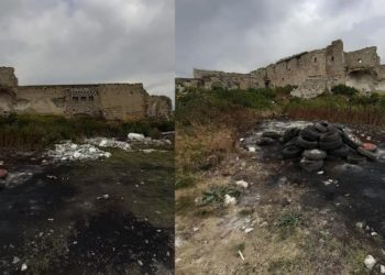 Paternò. Discarica abusiva presso il Castello di Poira