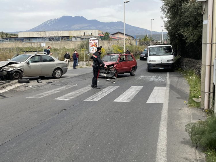 Santa Maria di Licodia. Incidente in Strada Cavaliere Bosco