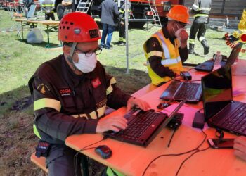 Etna. Esercitazione di comunicazione in emergenza organizzata dai Vigili del Fuoco