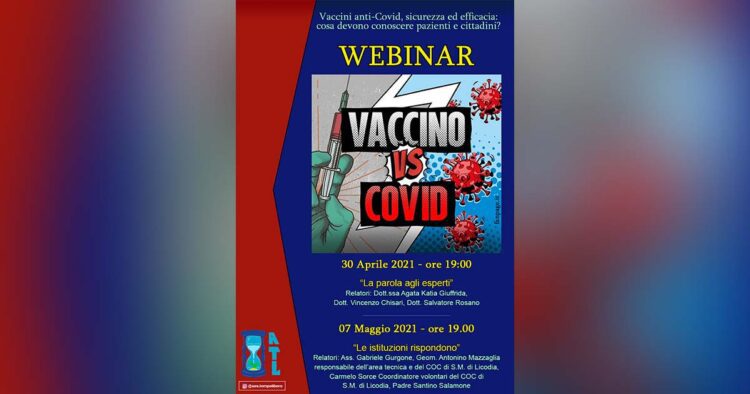 Santa Maria di Licodia. Il webinar dell’Associazione Tempo Libero “Vaccino vs Covid”