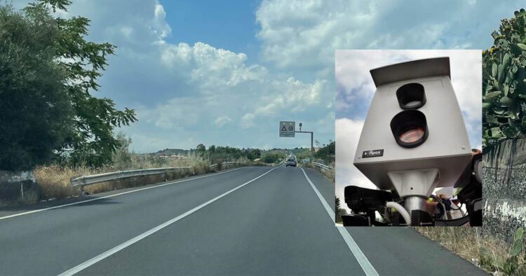 Ss284. A breve l’installazione di 3 nuovi autovelox in territorio di Licodia ed Adrano