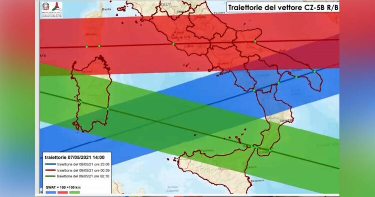 Razzo cinese. La Sicilia tra le possibili traiettorie di rientro