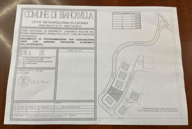 Biancavilla. Zona artigianale: 12 richieste di assegnazione pervenute