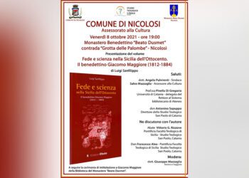 Nicolosi. Oggi la presentazione del libro dello storico licodiese Luigi Sanfilippo