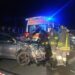 Ss121. Grave incidente nella notte: soccorritori del 118 travolti da un’auto