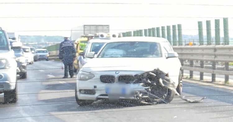 Ss121. Incidente nei pressi di Etnapolis