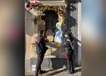 Paternò. Recuperate e restituite le sagome asportate dal presepe da un uomo, denunciato per furto