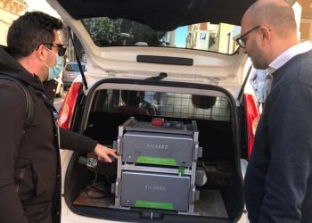 Biancavilla. Italgas presenta “Picarro”, sistema di monitoraggio e ricerca fughe gas